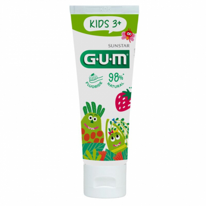 Gum Kids 3+år 50 ml i gruppen MUNVÅRD / Tandkräm / Barn och Junior hos Tandshopen.se ZupperWorld AB (332246)