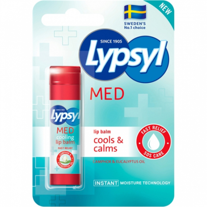 Lypsyl MED Lip Balm Cool & Calms i gruppen MUNVÅRD / Läppar hos Tandshopen.se ZupperWorld AB (3323451)