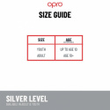 Opro Silver svart / röd silver