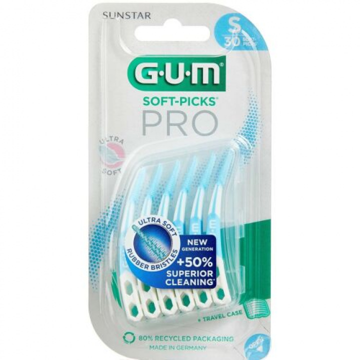 GUM Soft-Picks PRO small 30st i gruppen MUNVÅRD / Mellanrumsborstar / GUM mellanrumsborstar hos Tandshopen.se ZupperWorld AB (344323456)