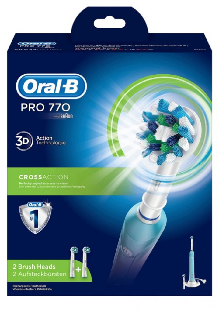 Oral-B Pro 770 CrossAction i gruppen MUNVÅRD / Eltandborstar hos Tandshopen.se ZupperWorld AB (345674)