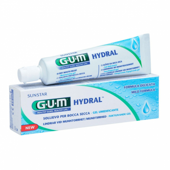 GUM Hydral Tandkräm 75 ml i gruppen MUNVÅRD / Muntorrhet hos Tandshopen.se ZupperWorld AB (4007Gum)