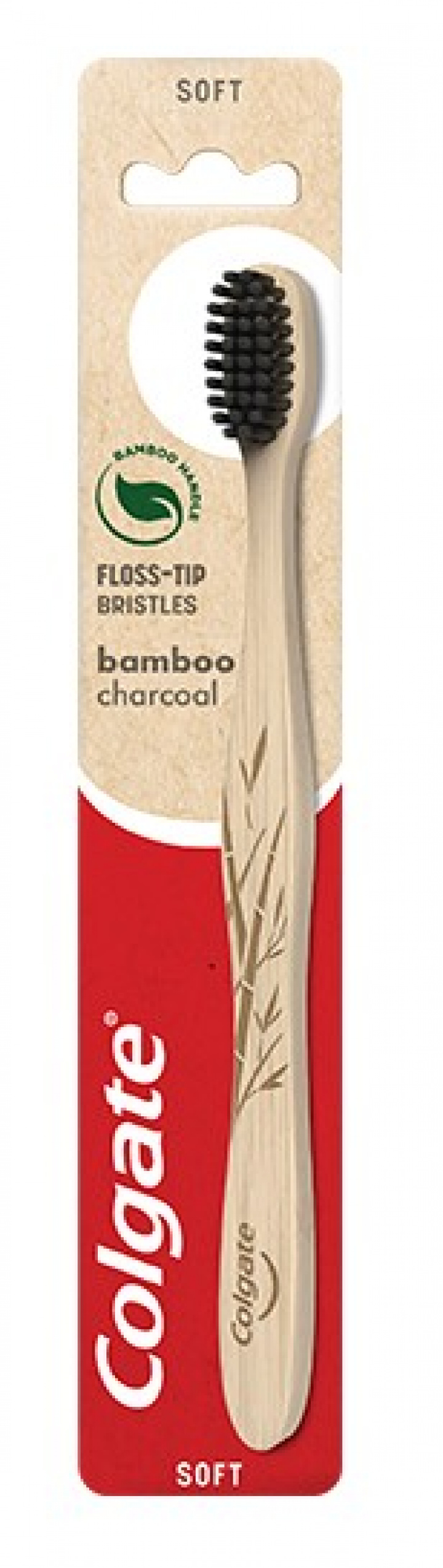 Colgate Bamboo tandborste Soft 1 st i gruppen MUNVÅRD / Tandborstar / Mjuk hos Tandshopen.se ZupperWorld AB (443359)