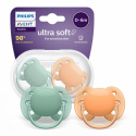 Philips Avent  Soother Ultra Soft Grön/Gul  6-18m 2 st