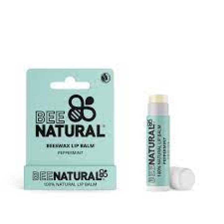 Bee Natural Peppermint Lip Balm i gruppen MUNVÅRD / Läppar / Ekologisk Läppstift hos Tandshopen.se ZupperWorld AB (44345613)