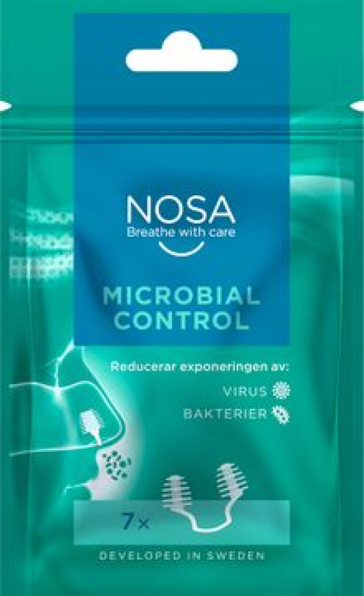 NOSA Microbial control 7 st i gruppen HJÄLPMEDEL / Förkylning / Nästäppa & Rinnsnuva hos Tandshopen.se ZupperWorld AB (44345670)