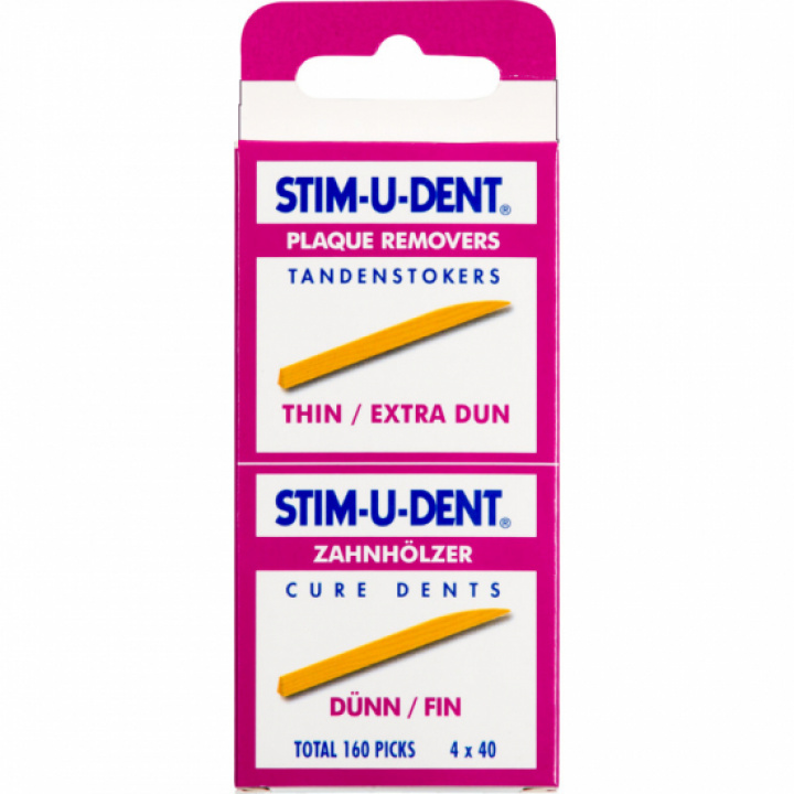 Stim-u-dent Tandsticka extra smal 160 st i gruppen MUNVÅRD / Tandtråd & Tandpetare / Tandsticka hos Tandshopen.se ZupperWorld AB (443552345)