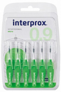 Interprox Mellanrumsborste Grön 0,9 mm 6 st