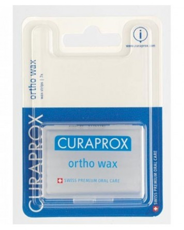 Curaprox Ortho Wax 7 st i gruppen MUNVÅRD / Protes & Tandställning / Vax tandställning hos Tandshopen.se ZupperWorld AB (73300113)