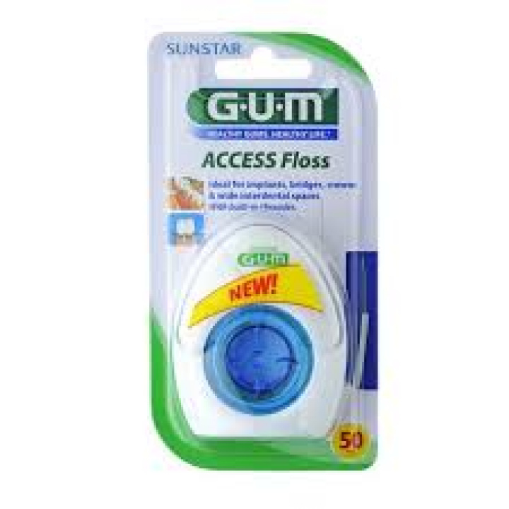 GUM Access Floss Tandtråd 50 st i gruppen MUNVÅRD / Protes & Tandställning hos Tandshopen.se ZupperWorld AB (756154)