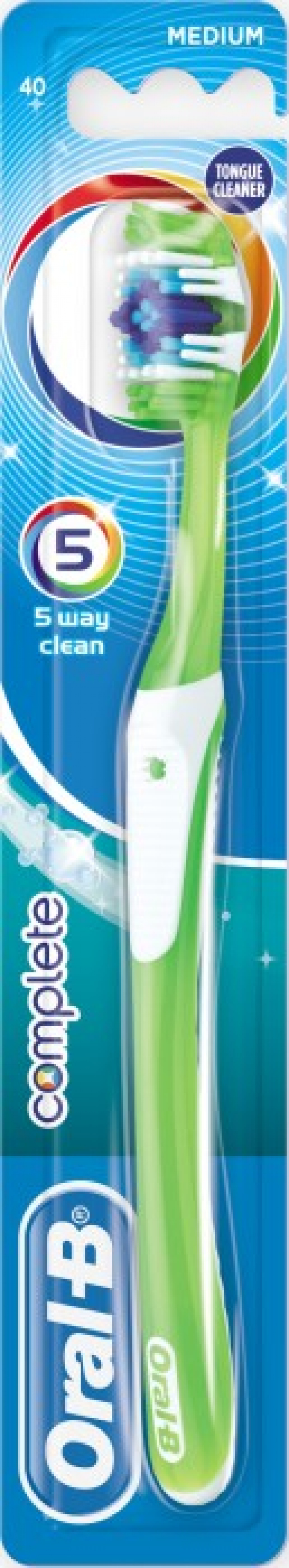 Oral-B Complete 5 Way Clean Tandborste i gruppen MUNVÅRD / Tandborstar hos Tandshopen.se ZupperWorld AB (756920)