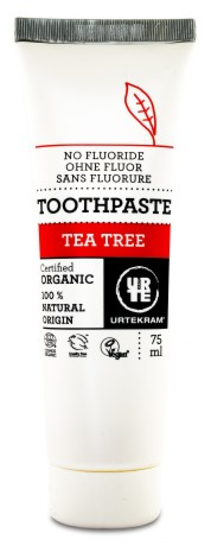 Urtekram Tea Tree Tandkräm 75 ml i gruppen hos Tandshopen.se ZupperWorld AB (758904)