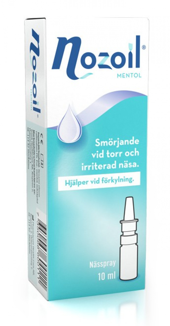 Nozoil Mentol 10 ml i gruppen HJÄLPMEDEL / Förkylning hos Tandshopen.se ZupperWorld AB (759204)