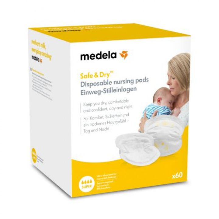 Medela Safe & Dry BH-inlägg engångs 30-pack i gruppen BARNTANDVÅRD / Amning & Mata / Amningsinlägg hos Tandshopen.se ZupperWorld AB (759698)