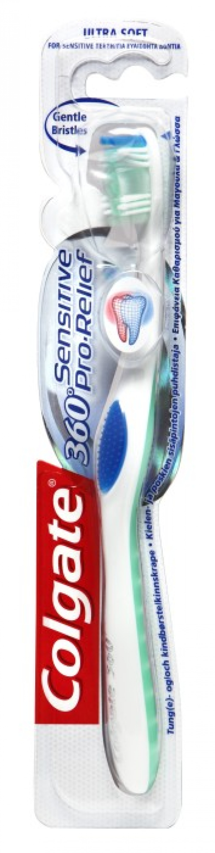 Colgate Tandborste 360° Sensitive Extra Soft 1 st i gruppen MUNVÅRD / Tandborstar hos Tandshopen.se ZupperWorld AB (763)