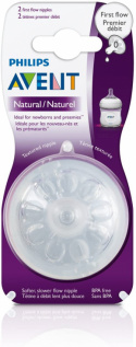 Philips Avent Natural Dinapp First Flow / Prematur 0mån