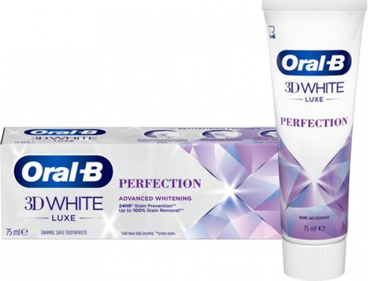 Oral-B 3D White Luxe Perfection 75 ml i gruppen MUNVÅRD / Tandblekning hos Tandshopen.se ZupperWorld AB (769028)