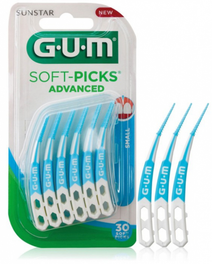 GUM Soft-Picks Advanced Small 30 st i gruppen MUNVÅRD / Tandtråd & Tandpetare / Tandsticka hos Tandshopen.se ZupperWorld AB (771277)