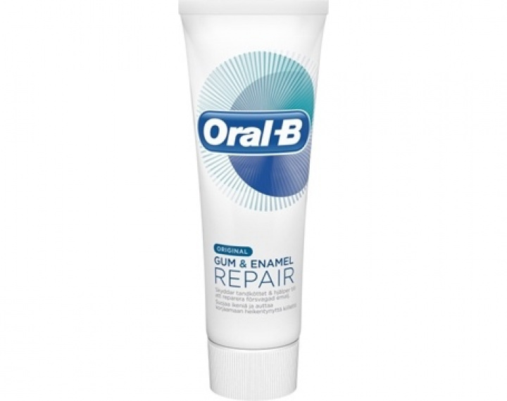Oral-B Gum & Enamel Repair Original 75 ml i gruppen MUNVÅRD / Tandkräm / Ilningar i tänder hos Tandshopen.se ZupperWorld AB (771290)
