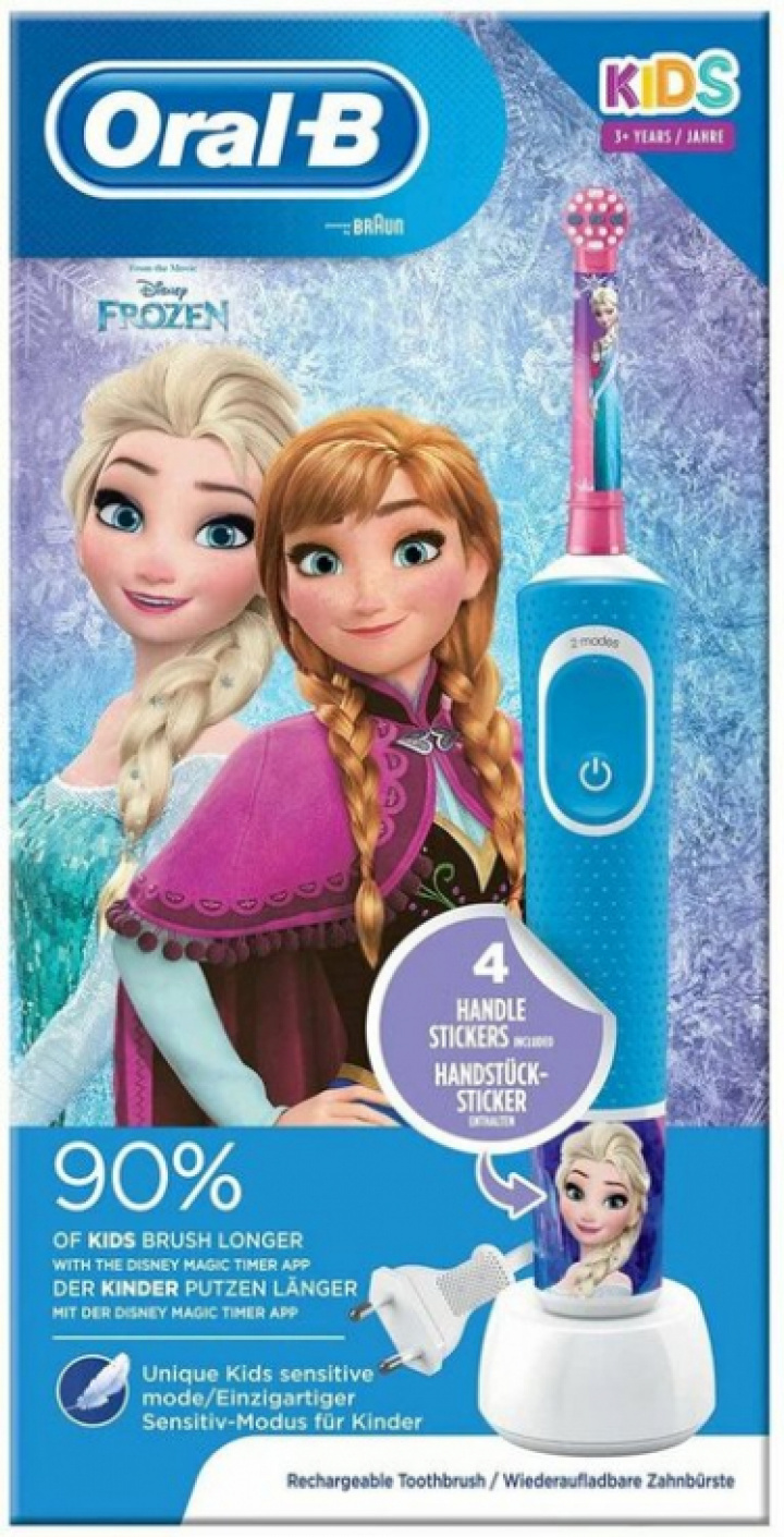 Oral-B Kids Vitality Frozen Eltandborste i gruppen MUNVÅRD / Eltandborstar hos Tandshopen.se ZupperWorld AB (779875)