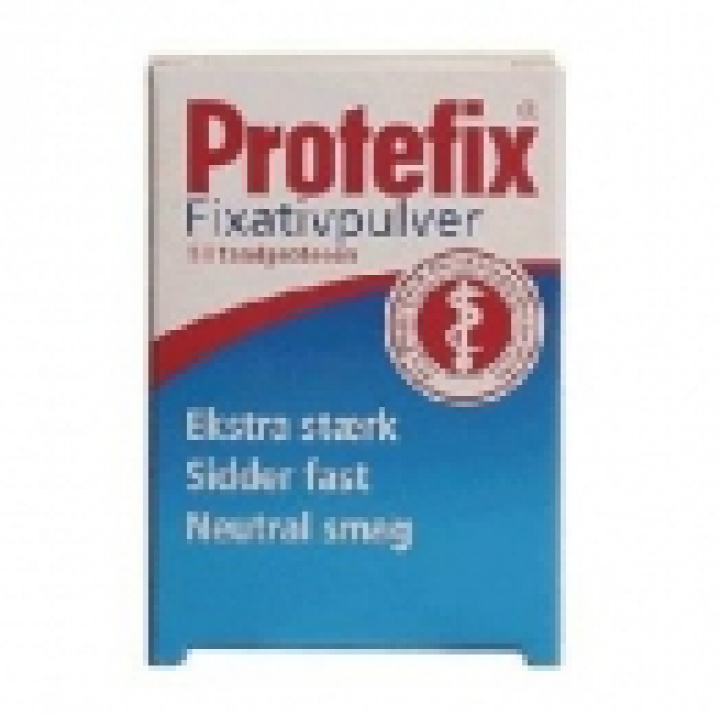 Protefix Protesfixativ Pulver 50 g i gruppen MUNVÅRD / Protes & Tandställning hos Tandshopen.se ZupperWorld AB (799496)