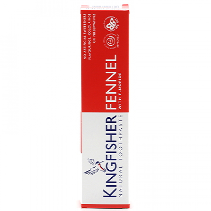 Kingfisher Tandkräm Fennel med fluor 100 ml i gruppen MUNVÅRD / Tandkräm / Glutenfri hos Tandshopen.se ZupperWorld AB (802264)