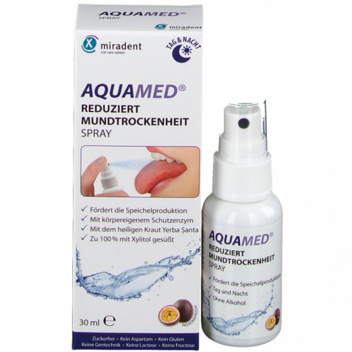 Miradent Aquamed Spray 30 ml i gruppen MUNVÅRD / Muntorrhet hos Tandshopen.se ZupperWorld AB (808)