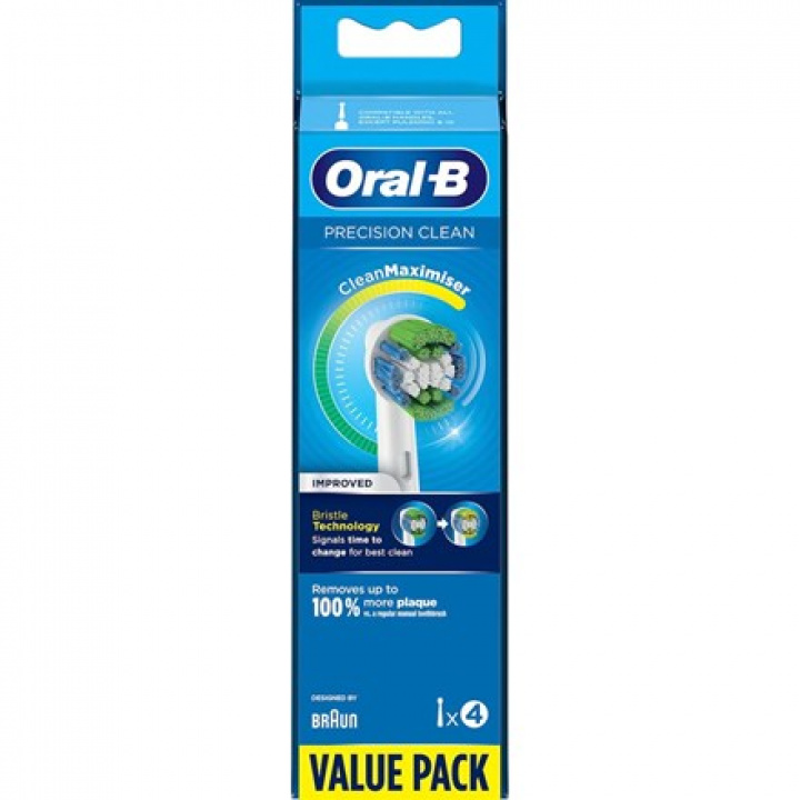 Oral-B Precision Clean Borsthuvud 4 st i gruppen MUNVÅRD / Borsthuvuden / Varumärken borsthuvud hos Tandshopen.se ZupperWorld AB (818469)