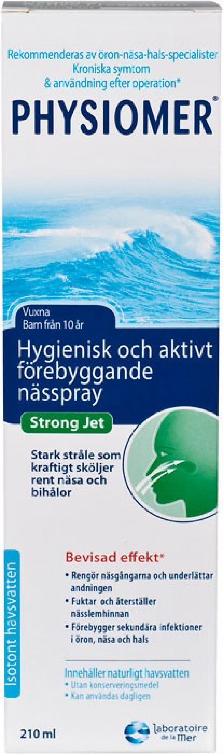 Physiomer Strong Jet 210 ml i gruppen HJÄLPMEDEL / Förkylning hos Tandshopen.se ZupperWorld AB (819936)