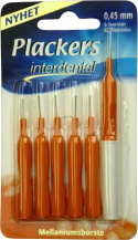 Plackers Interdental mellanrumsborstar 0,45 6 st