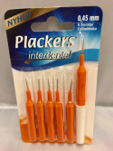 Plackers Interdental mellanrumsborstar 0,45 6 st