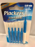 Plackers Interdental mellanrumsborstar 0,6 mm 6 st