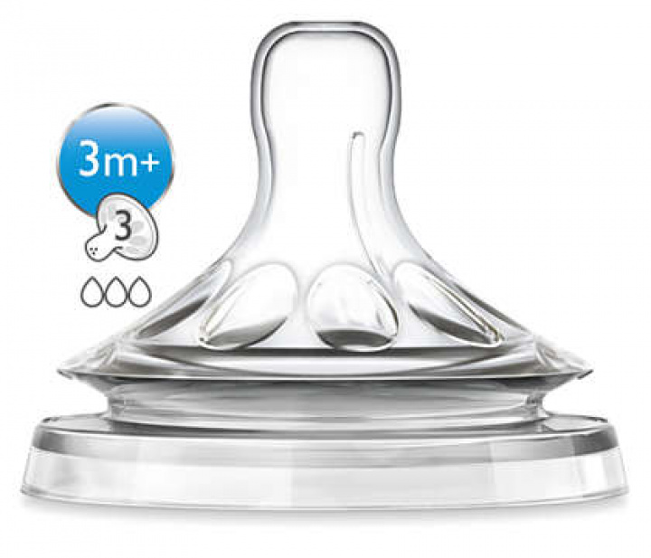 Philips Avent Natural Dinapp 3 mån+ 2 st medelsnabbt flöde i gruppen NAPPAR / Dinapp hos Tandshopen.se ZupperWorld AB (868)