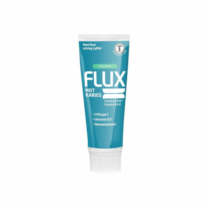 Flux Tandkräm Coolmint 75 ml i gruppen MUNVÅRD / Tandkräm hos Tandshopen.se ZupperWorld AB (F1)