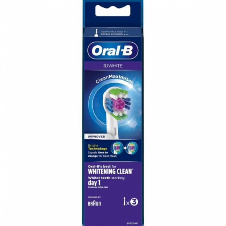 Oral-B 3D White Borsthuvud 3 st i gruppen MUNVÅRD / Borsthuvuden hos Tandshopen.se ZupperWorld AB (P849339)